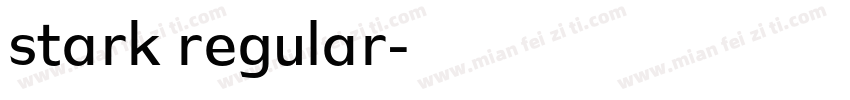 stark regular字体转换